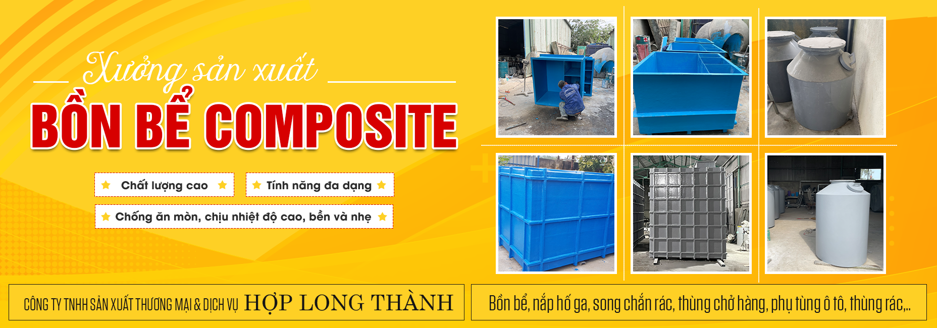CÔNG TY TNHH SẢN XUẤT THƯƠNG MẠI & DỊCH VỤ HỢP LONG THÀNH